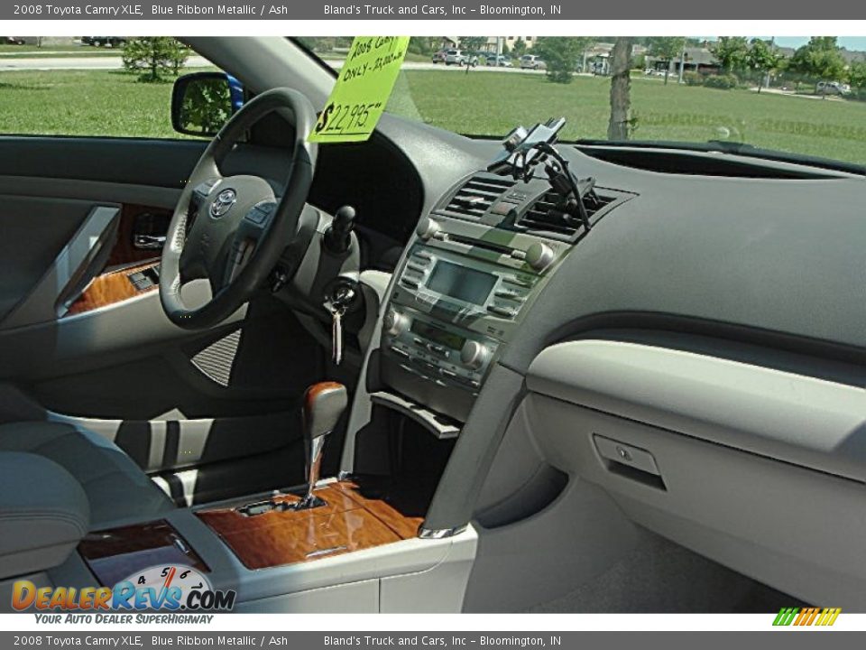 2008 Toyota Camry XLE Blue Ribbon Metallic / Ash Photo #12