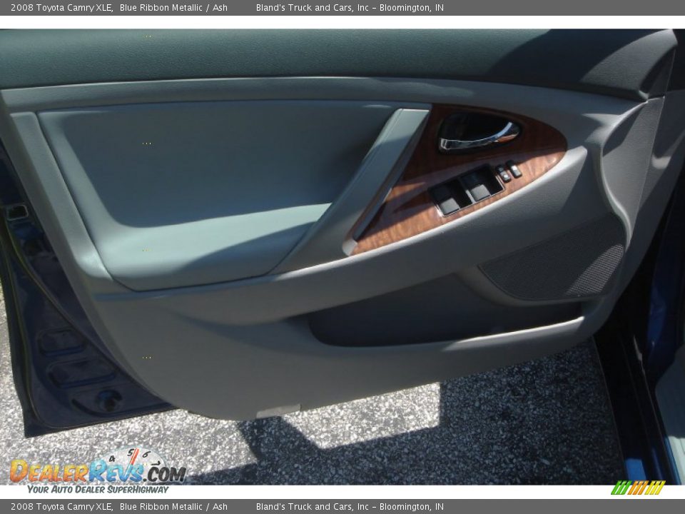 2008 Toyota Camry XLE Blue Ribbon Metallic / Ash Photo #19