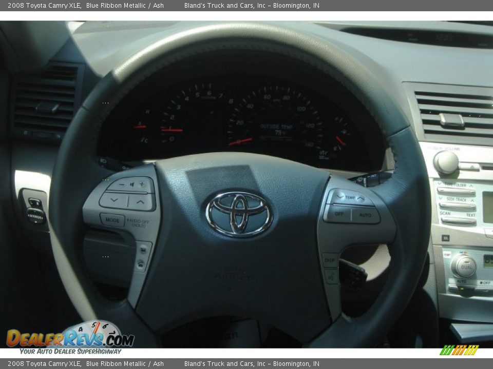 2008 Toyota Camry XLE Blue Ribbon Metallic / Ash Photo #25