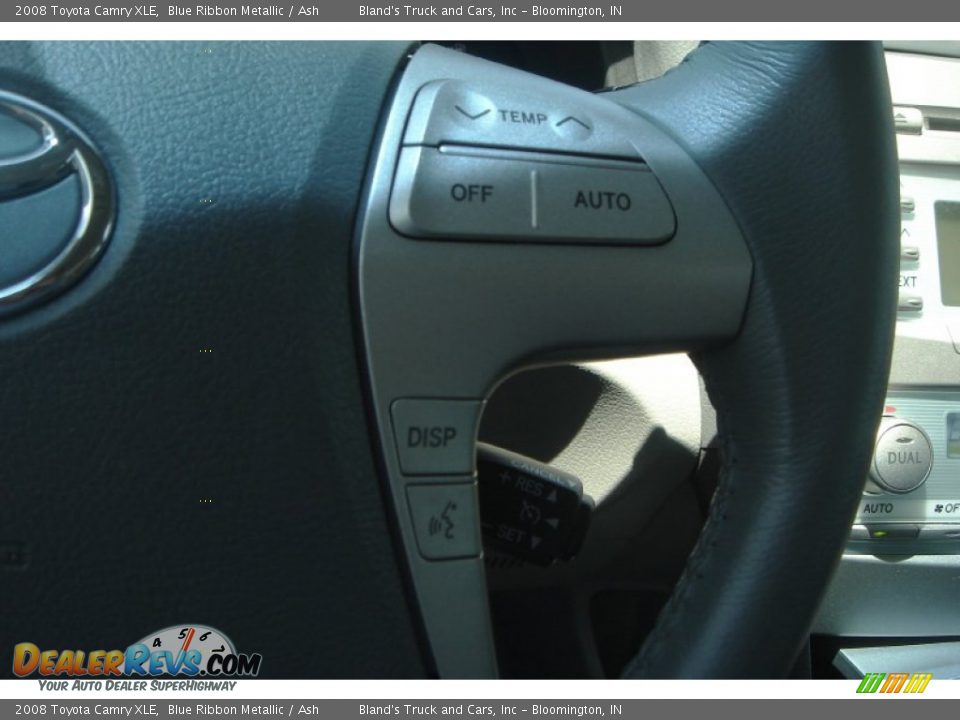 2008 Toyota Camry XLE Blue Ribbon Metallic / Ash Photo #27