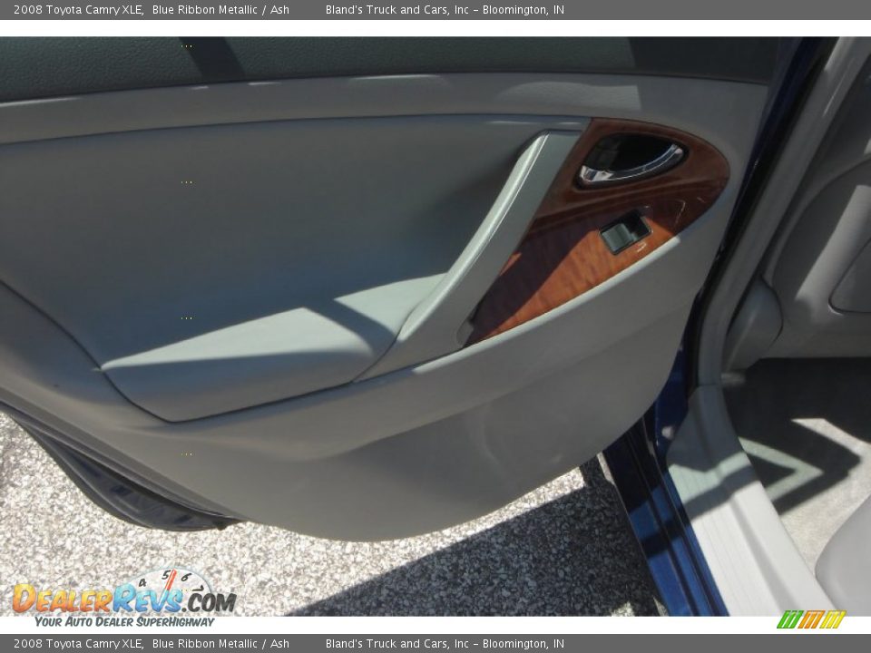2008 Toyota Camry XLE Blue Ribbon Metallic / Ash Photo #34