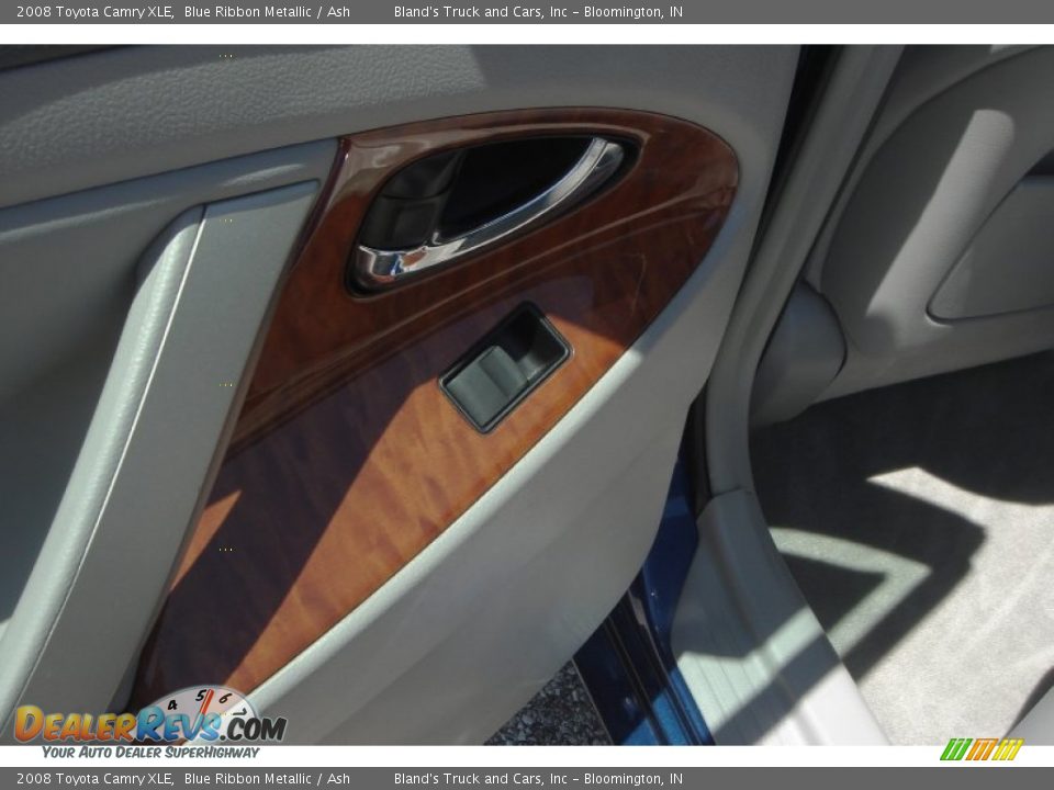 2008 Toyota Camry XLE Blue Ribbon Metallic / Ash Photo #35