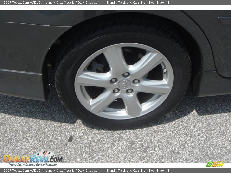 2007 Toyota Camry SE V6 Magnetic Gray Metallic / Dark Charcoal Photo #5