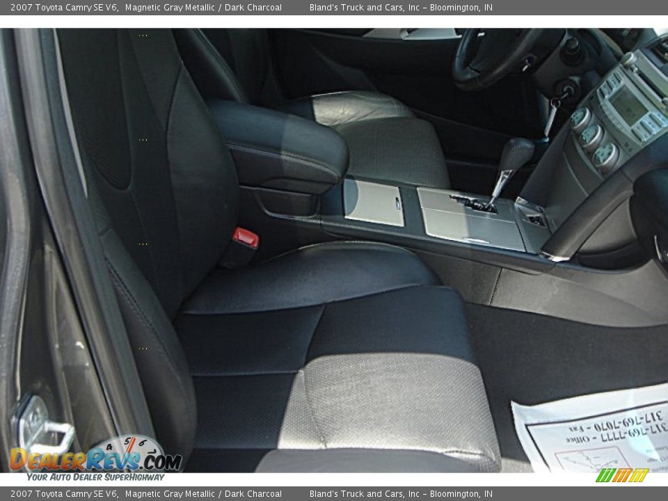 2007 Toyota Camry SE V6 Magnetic Gray Metallic / Dark Charcoal Photo #12