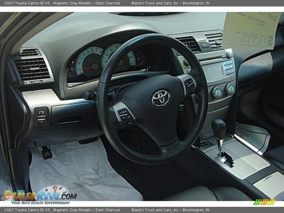 2007 Toyota Camry SE V6 Magnetic Gray Metallic / Dark Charcoal Photo #23