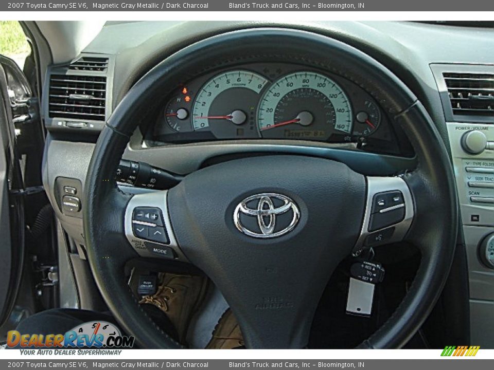 2007 Toyota Camry SE V6 Magnetic Gray Metallic / Dark Charcoal Photo #24