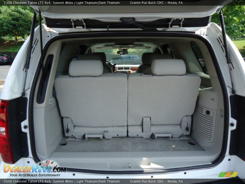 2008 Chevrolet Tahoe LTZ 4x4 Summit White / Light Titanium/Dark Titanium Photo #7