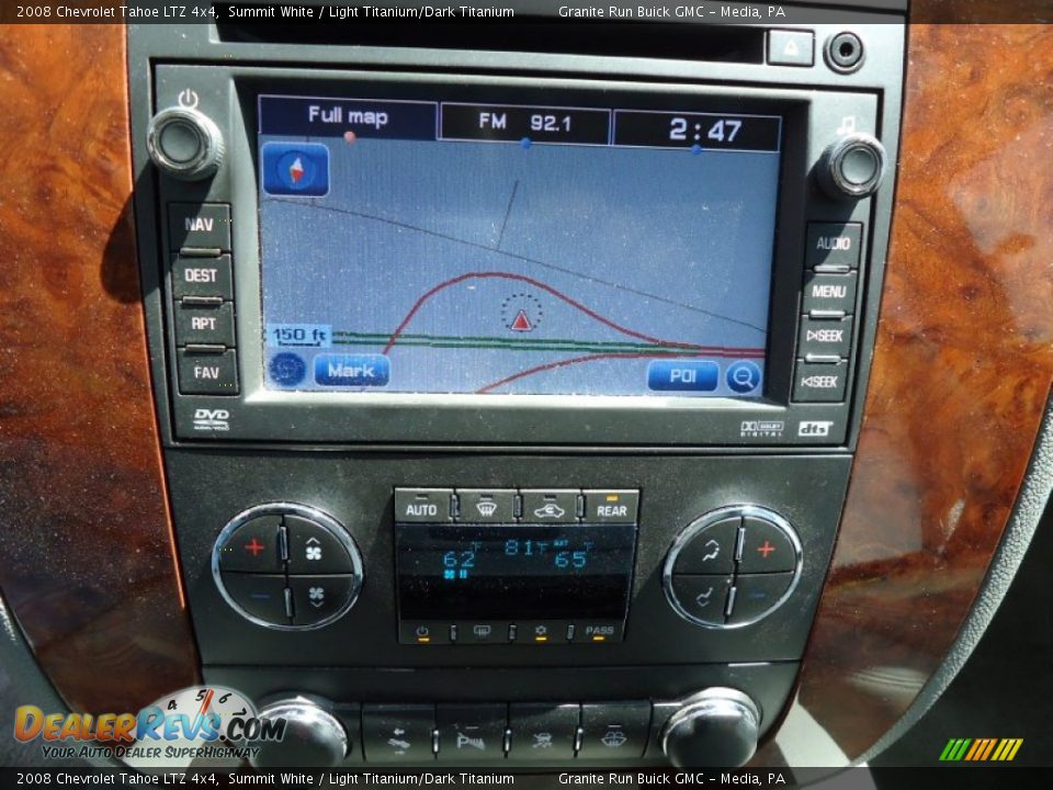 2008 Chevrolet Tahoe LTZ 4x4 Summit White / Light Titanium/Dark Titanium Photo #11