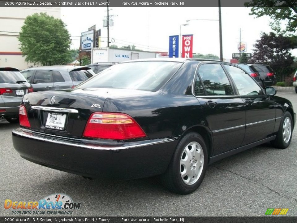 2000 Acura RL 3.5 Sedan Nighthawk Black Pearl / Ebony Photo #3