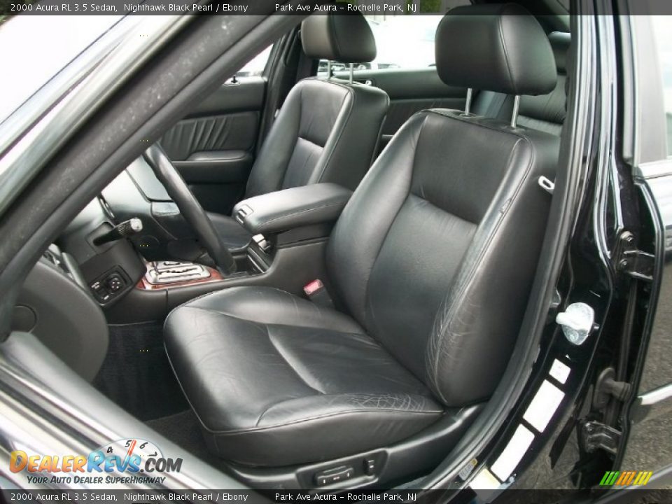 Ebony Interior - 2000 Acura RL 3.5 Sedan Photo #13