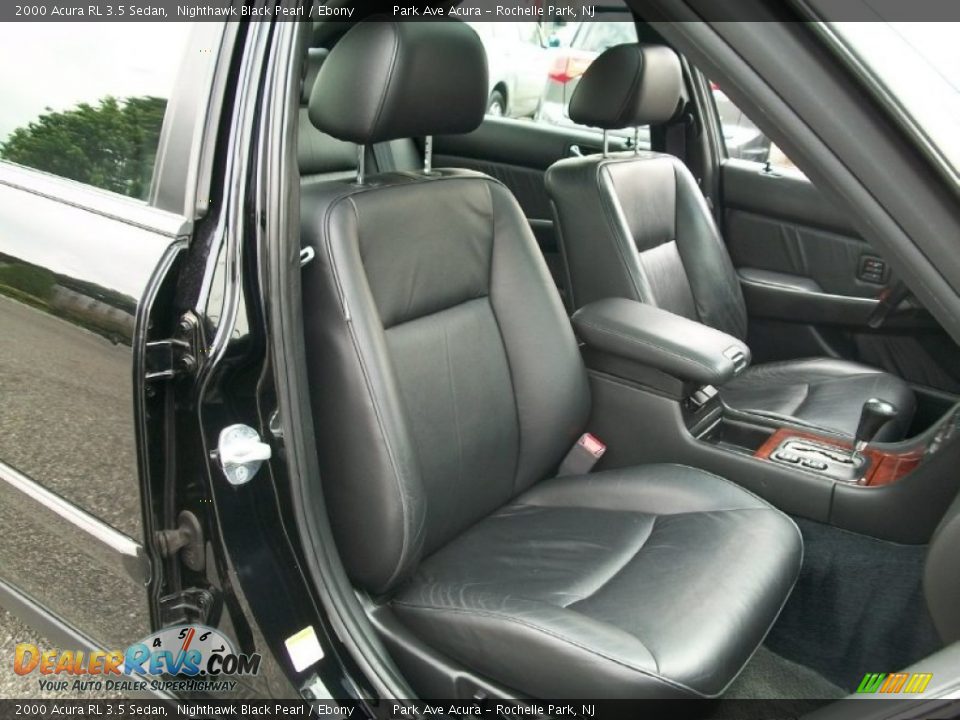 Ebony Interior - 2000 Acura RL 3.5 Sedan Photo #29