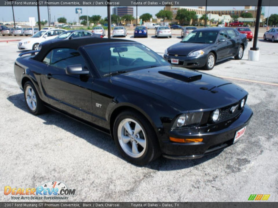 2007 Ford Mustang GT Premium Convertible Black / Dark Charcoal Photo #5