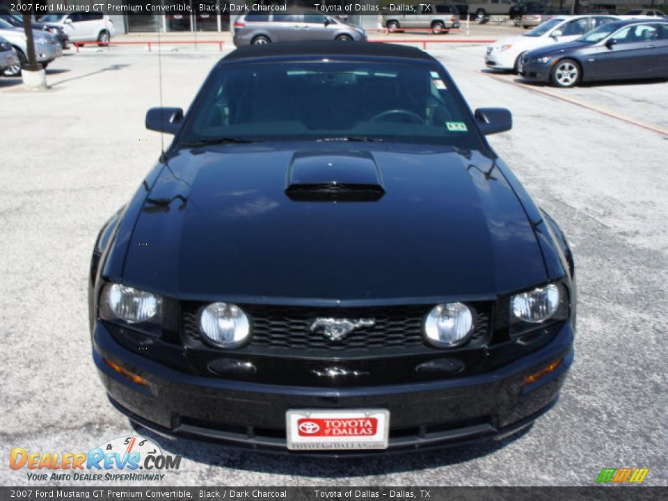 2007 Ford Mustang GT Premium Convertible Black / Dark Charcoal Photo #6