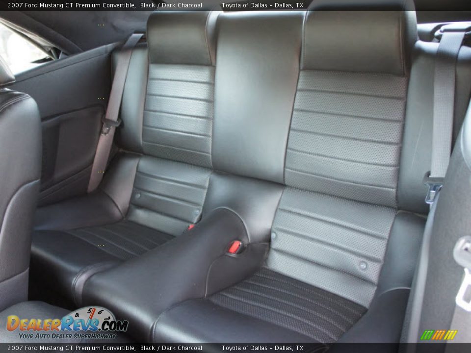 2007 Ford Mustang GT Premium Convertible Black / Dark Charcoal Photo #8