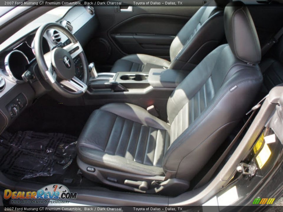 2007 Ford Mustang GT Premium Convertible Black / Dark Charcoal Photo #10