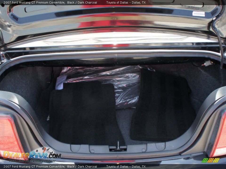 2007 Ford Mustang GT Premium Convertible Black / Dark Charcoal Photo #14