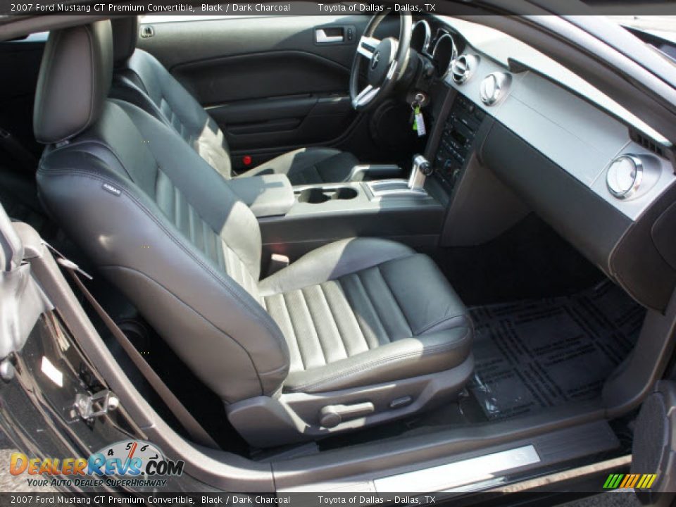 2007 Ford Mustang GT Premium Convertible Black / Dark Charcoal Photo #15