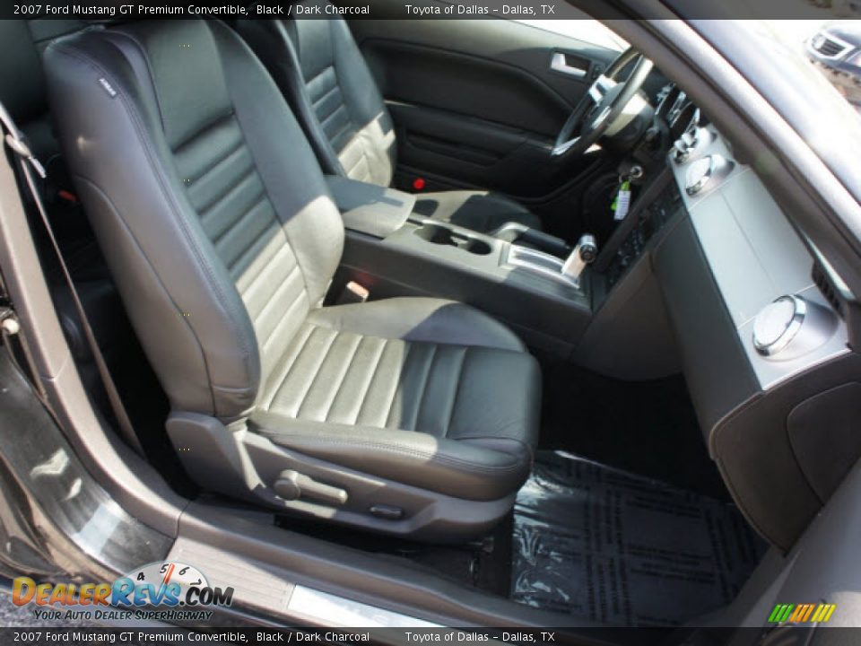 2007 Ford Mustang GT Premium Convertible Black / Dark Charcoal Photo #16