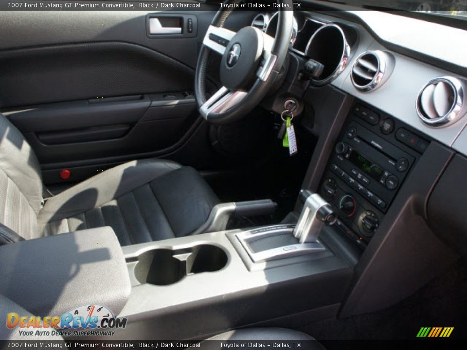 2007 Ford Mustang GT Premium Convertible Black / Dark Charcoal Photo #18