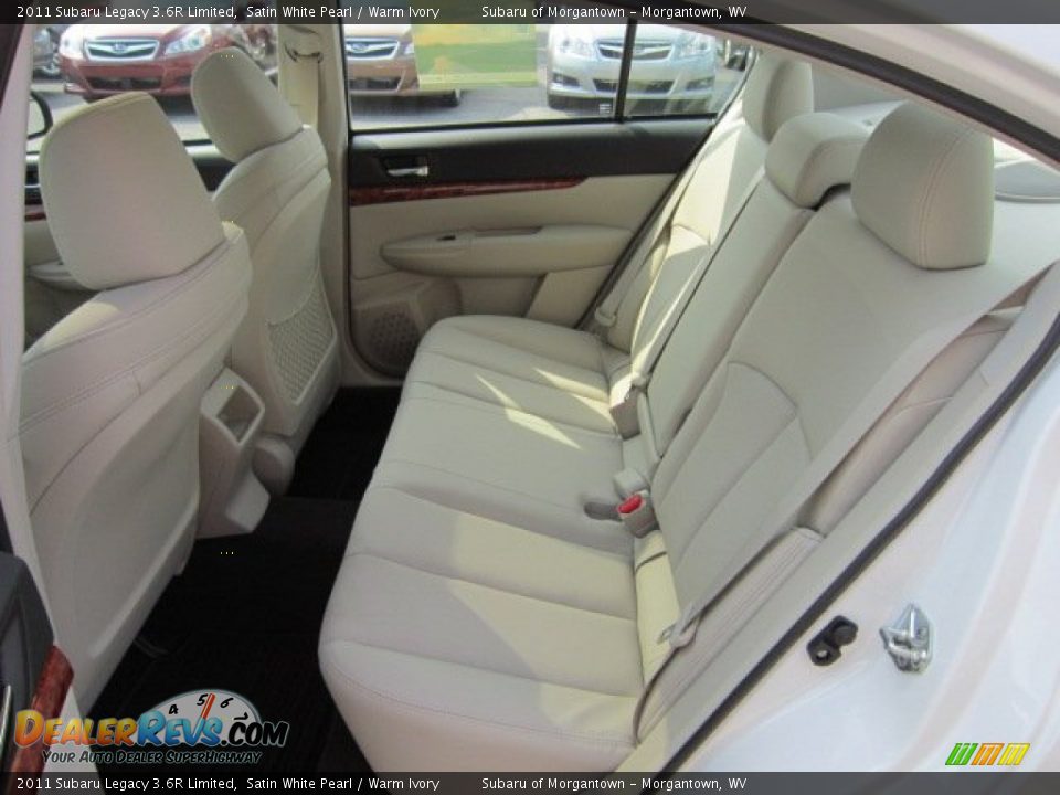 Warm Ivory Interior - 2011 Subaru Legacy 3.6R Limited Photo #5