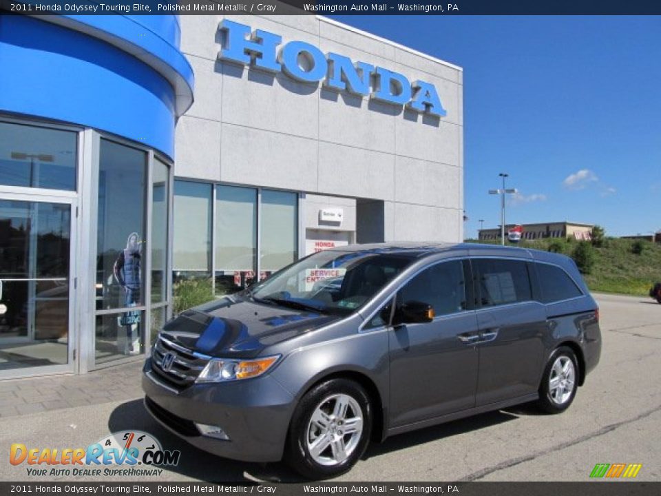 2011 Honda Odyssey Touring Elite Polished Metal Metallic / Gray Photo #1