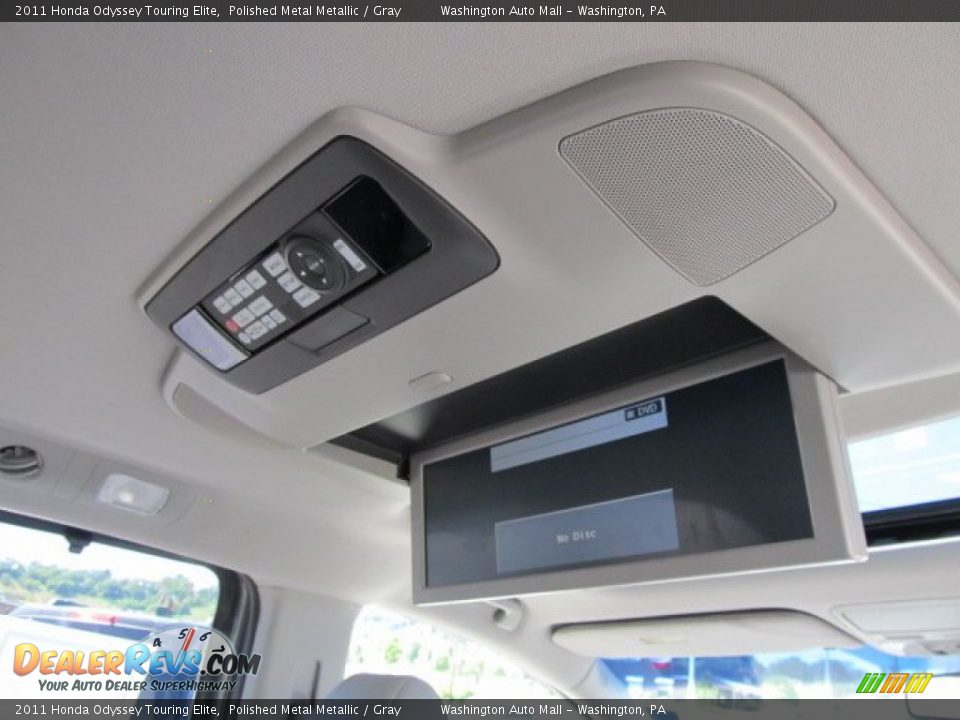 2011 Honda Odyssey Touring Elite Polished Metal Metallic / Gray Photo #12