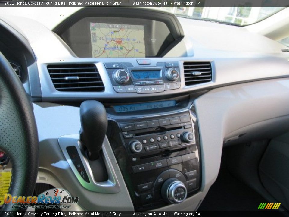 2011 Honda Odyssey Touring Elite Polished Metal Metallic / Gray Photo #15
