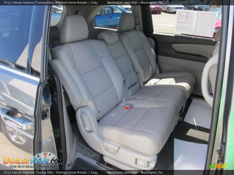 2011 Honda Odyssey Touring Elite Polished Metal Metallic / Gray Photo #16