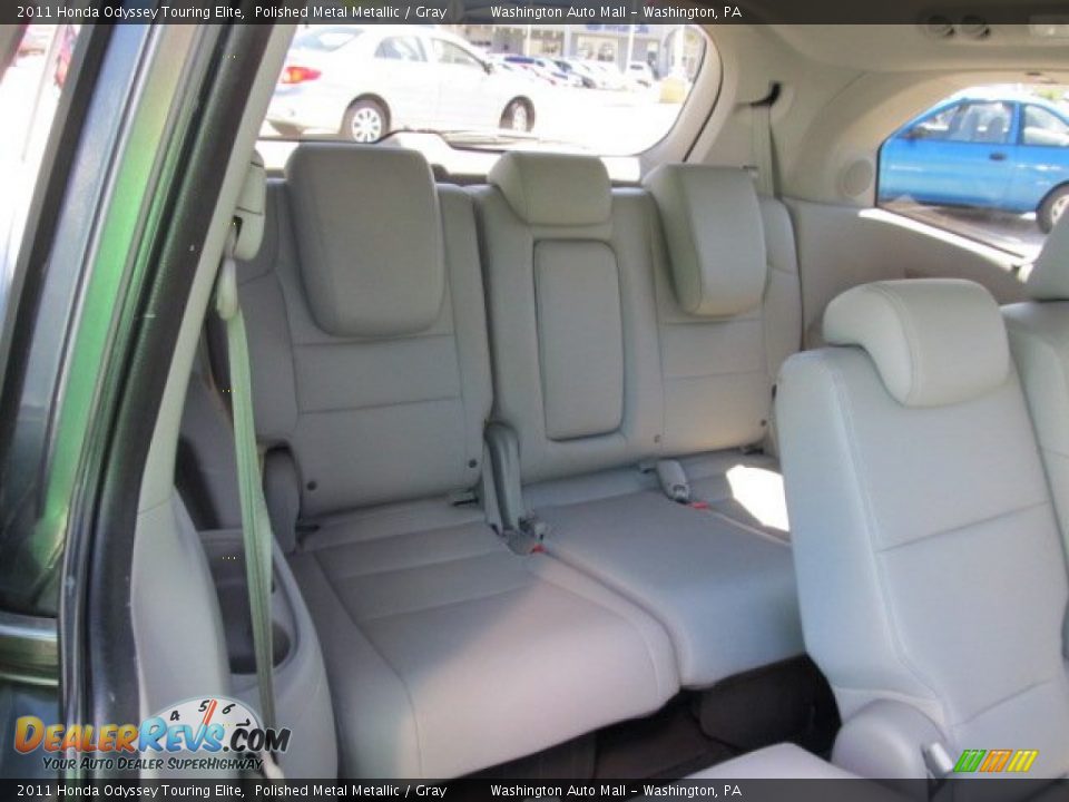 2011 Honda Odyssey Touring Elite Polished Metal Metallic / Gray Photo #17