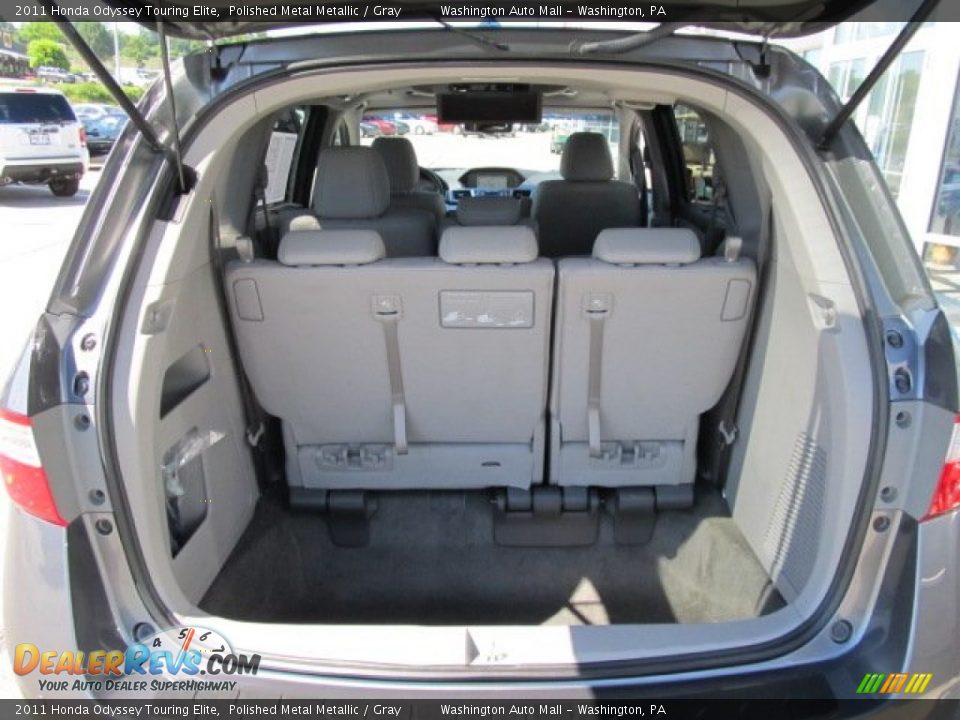 2011 Honda Odyssey Touring Elite Polished Metal Metallic / Gray Photo #18