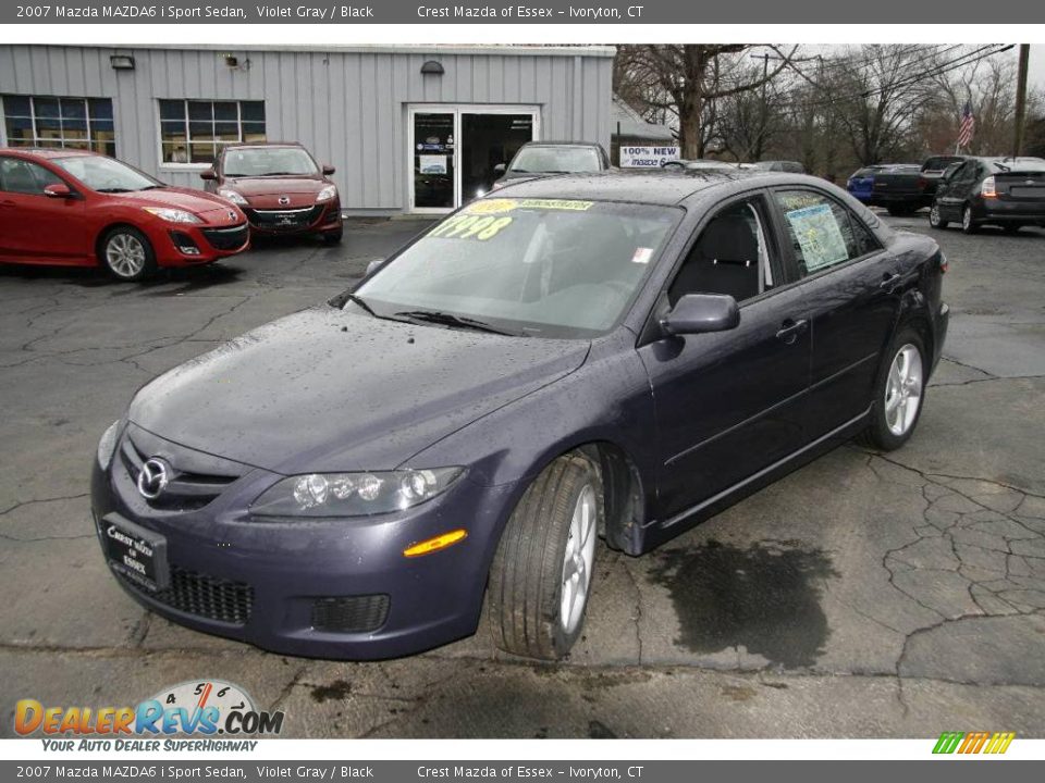 2007 Mazda MAZDA6 i Sport Sedan Violet Gray / Black Photo #1