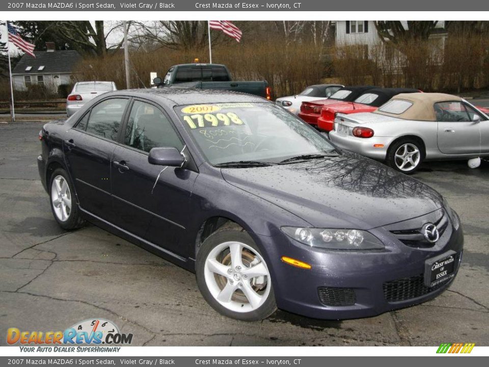 2007 Mazda MAZDA6 i Sport Sedan Violet Gray / Black Photo #3