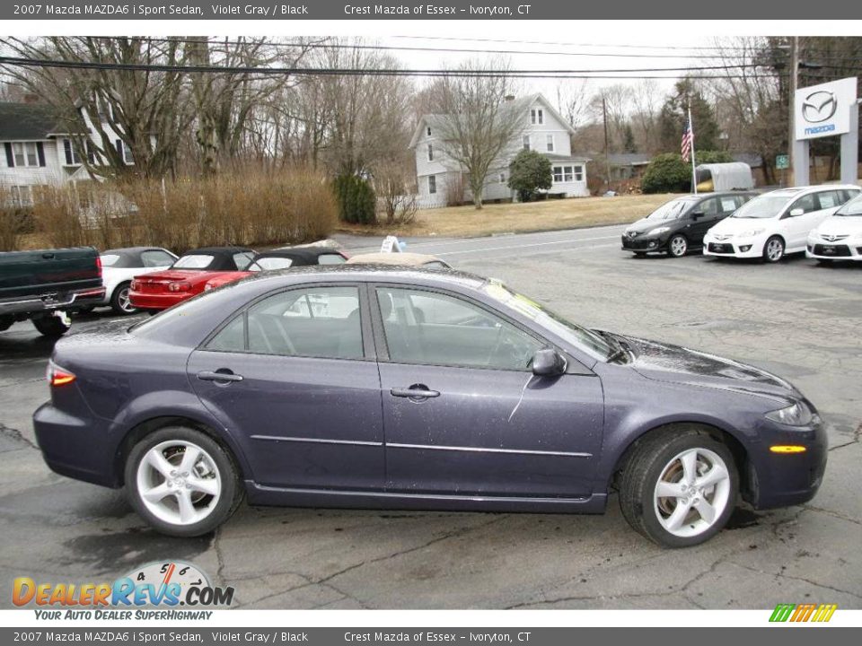 2007 Mazda MAZDA6 i Sport Sedan Violet Gray / Black Photo #4