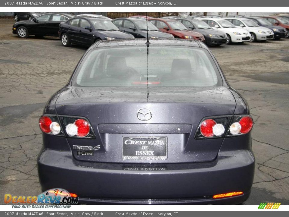 2007 Mazda MAZDA6 i Sport Sedan Violet Gray / Black Photo #6