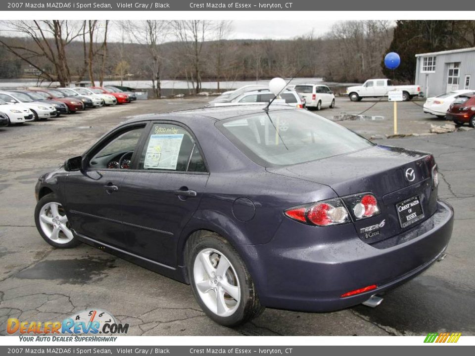 2007 Mazda MAZDA6 i Sport Sedan Violet Gray / Black Photo #8