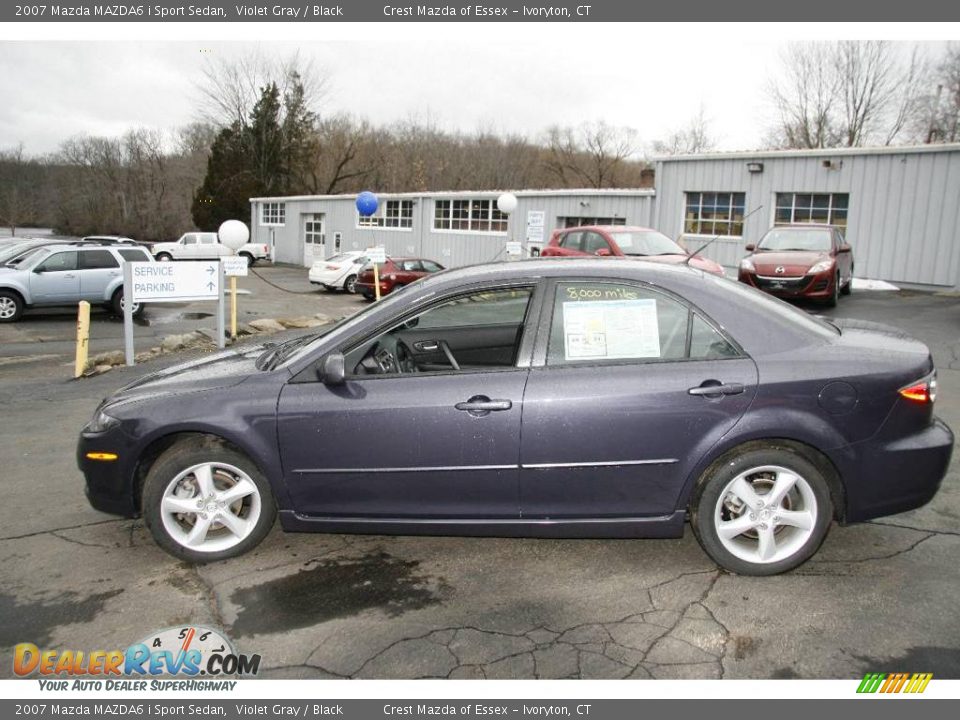 2007 Mazda MAZDA6 i Sport Sedan Violet Gray / Black Photo #9