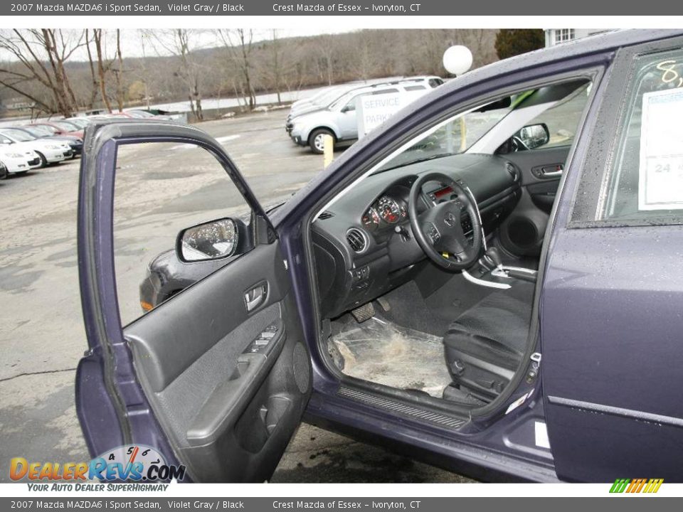 2007 Mazda MAZDA6 i Sport Sedan Violet Gray / Black Photo #10