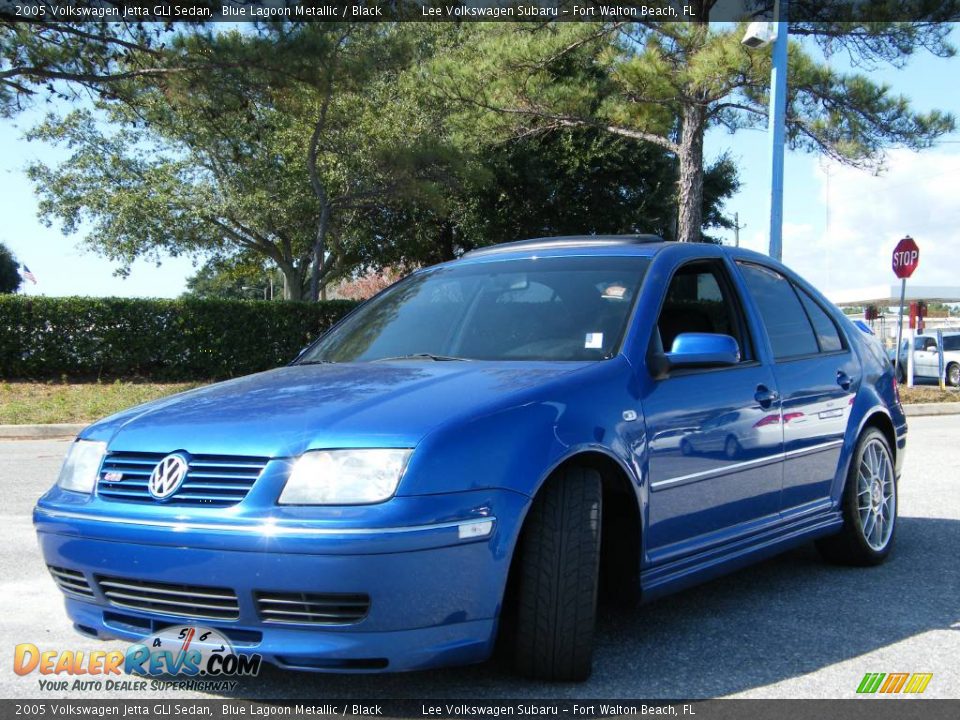2005 Volkswagen Jetta GLI Sedan Blue Lagoon Metallic / Black Photo #1