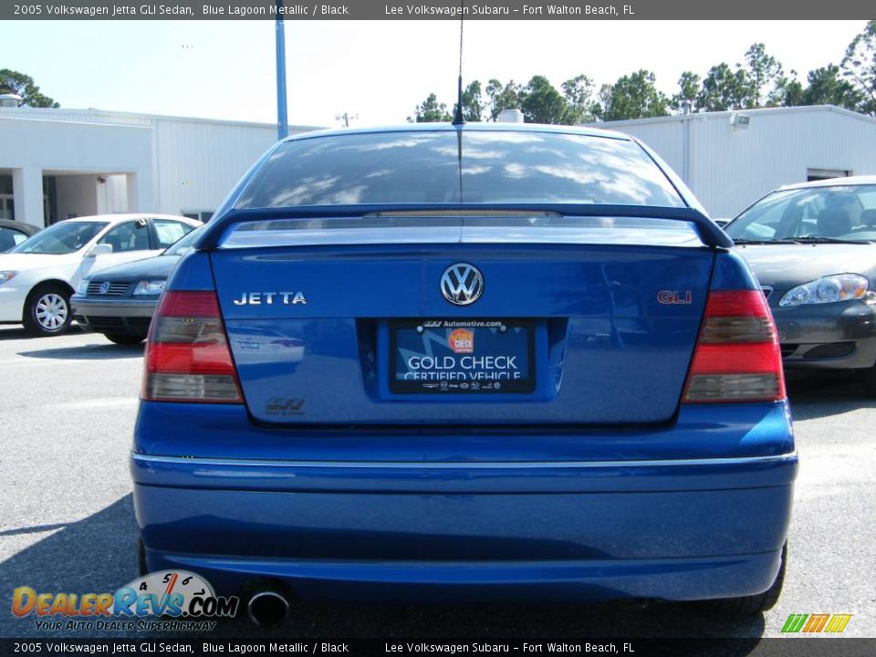 2005 Volkswagen Jetta GLI Sedan Blue Lagoon Metallic / Black Photo #4