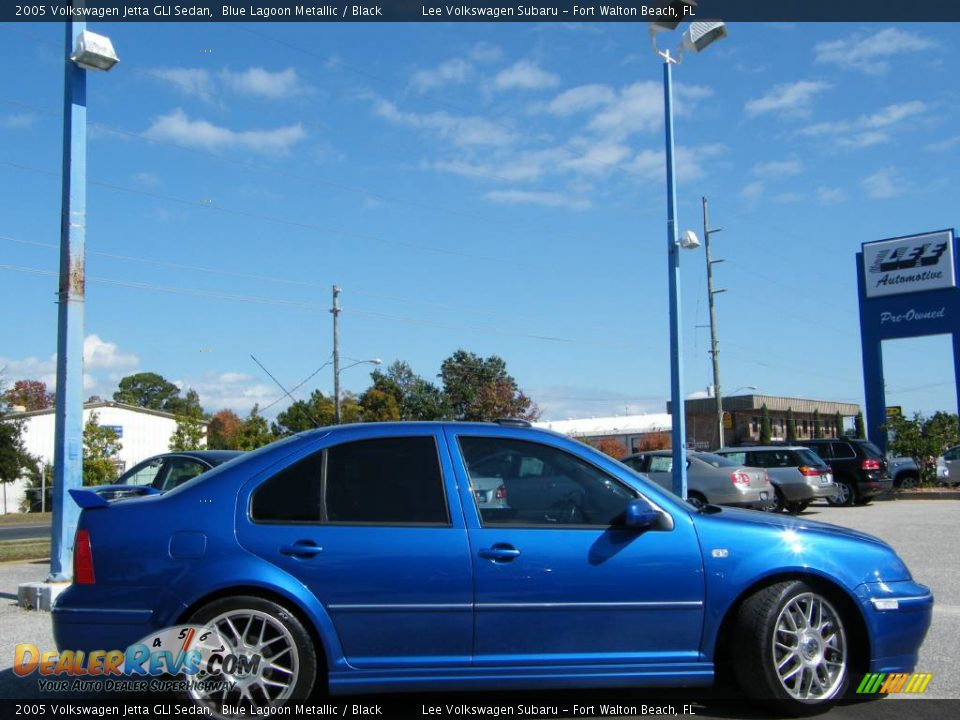 2005 Volkswagen Jetta GLI Sedan Blue Lagoon Metallic / Black Photo #6