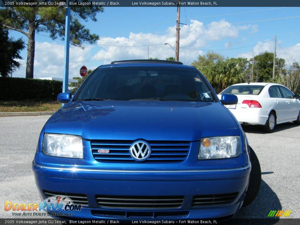 2005 Volkswagen Jetta GLI Sedan Blue Lagoon Metallic / Black Photo #8