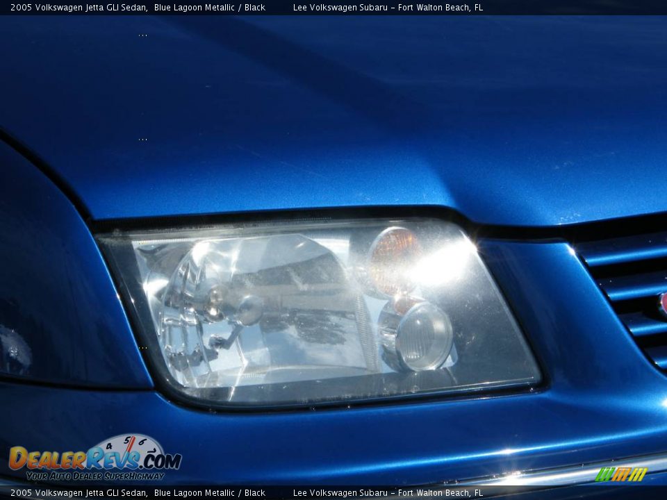 2005 Volkswagen Jetta GLI Sedan Blue Lagoon Metallic / Black Photo #10
