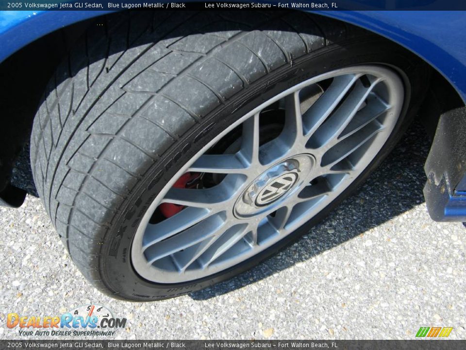 2005 Volkswagen Jetta GLI Sedan Blue Lagoon Metallic / Black Photo #13