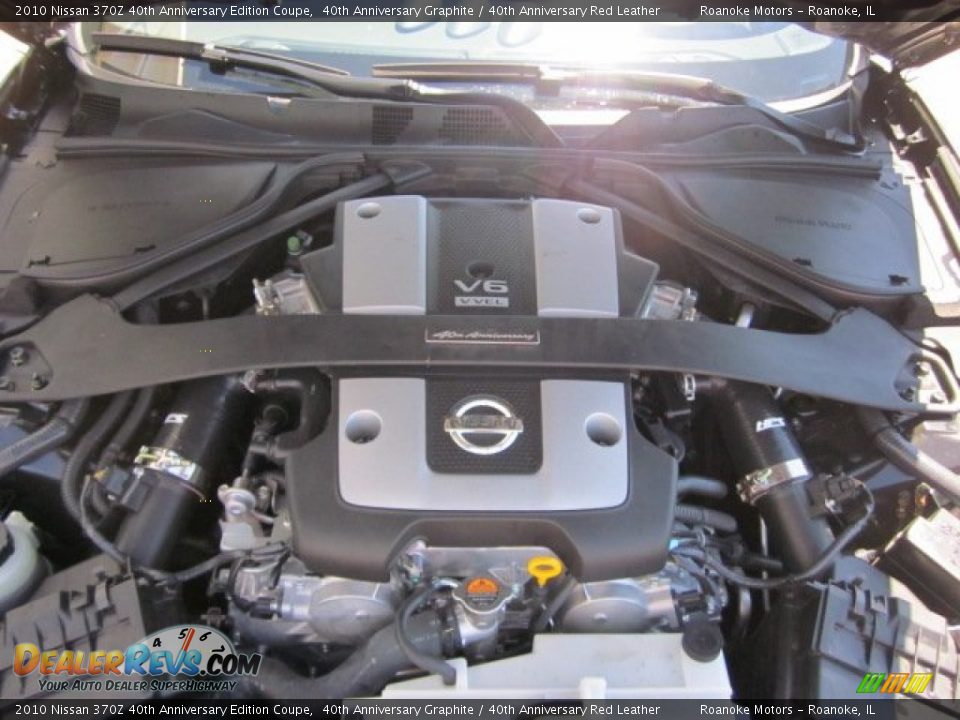 2010 Nissan 370Z 40th Anniversary Edition Coupe 3.7 Liter DOHC 24-Valve CVTCS V6 Engine Photo #7