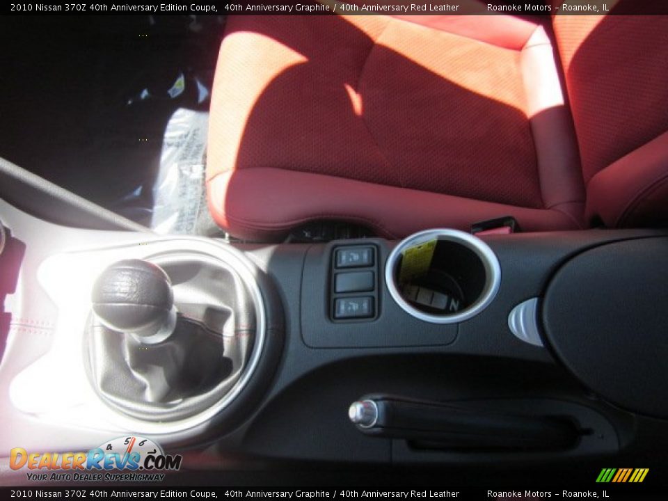 2010 Nissan 370Z 40th Anniversary Edition Coupe 40th Anniversary Graphite / 40th Anniversary Red Leather Photo #10