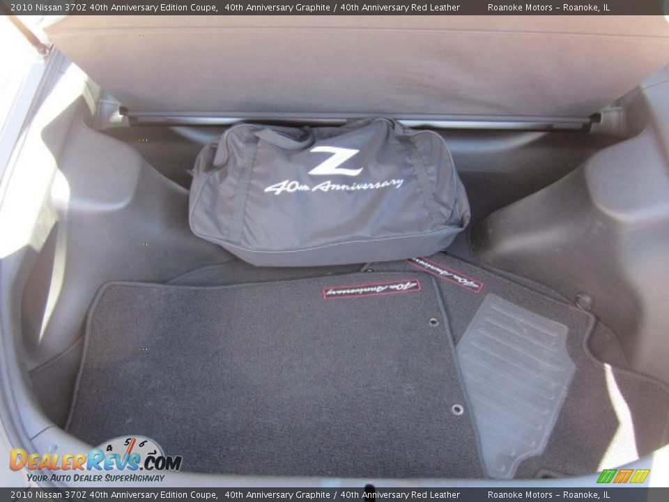 2010 Nissan 370Z 40th Anniversary Edition Coupe 40th Anniversary Graphite / 40th Anniversary Red Leather Photo #21