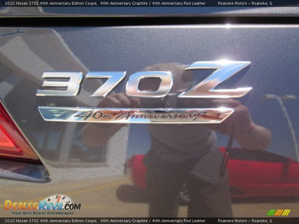 2010 Nissan 370Z 40th Anniversary Edition Coupe 40th Anniversary Graphite / 40th Anniversary Red Leather Photo #22