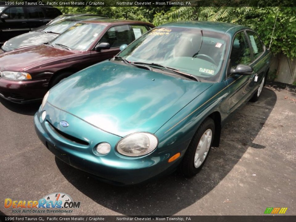 1996 Ford Taurus GL Pacific Green Metallic / Graphite Photo #4