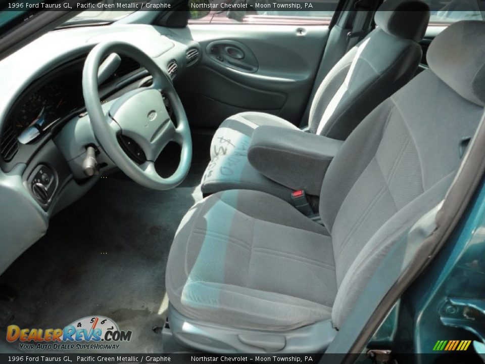 1996 Ford Taurus GL Pacific Green Metallic / Graphite Photo #6
