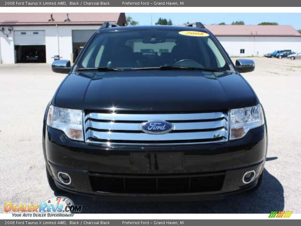 2008 Ford Taurus X Limited AWD Black / Charcoal Black Photo #2